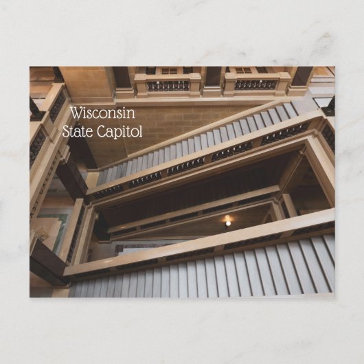 Carte Postale Wisconsin State Capitol Interior (Devant)