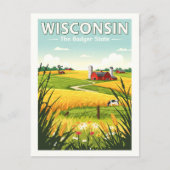Carte Postale Wisconsin vintage (Devant)