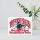Carte Postale Wisconsin Whitewater (Debout devant)