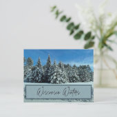 Carte Postale Wisconsin Winters (Debout devant)