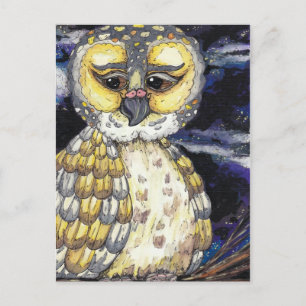 Carte postale Wise Old Owl