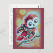 Carte Postale Wise Old Owl (Devant / Derrière)