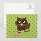 Carte Postale Wise Owl (Devant / Derrière)