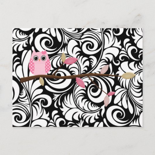 Carte Postale Wise Owl (Devant)