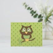 Carte Postale Wise Owl (Debout devant)