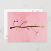 Carte Postale Wise Owl (Devant / Derrière)