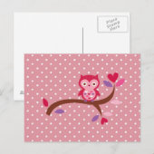 Carte Postale Wise Owl (Devant / Derrière)