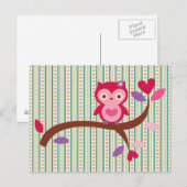 Carte Postale Wise Owl (Devant / Derrière)