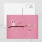 Carte Postale Wise Owl (Devant / Derrière)