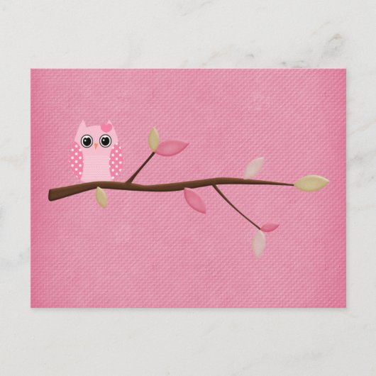 Carte Postale Wise Owl (Devant)