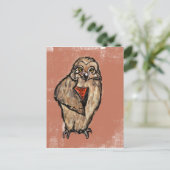 Carte Postale Wise Owl (Debout devant)
