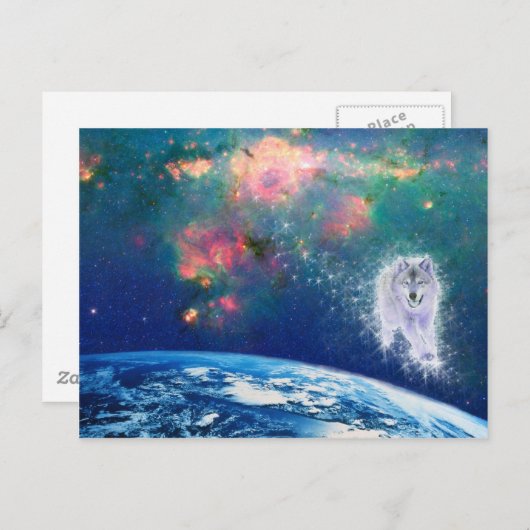 Carte Postale Wise Wolf (Devant / Derrière)