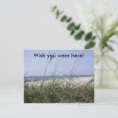 Carte Postale Wish you were ! (Debout devant)