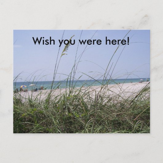 Carte Postale Wish you were ! (Devant)
