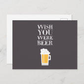 Carte Postale Wish You Were Beer (Devant / Derrière)