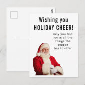Carte Postale Wishing you HOLIDAY CHEER (Devant / Derrière)