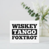 Carte Postale Wiskey Tango Foxtrot (Debout devant)