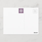 Carte Postale Wisteria Mandala (Dos)