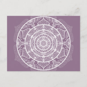 Carte Postale Wisteria Mandala