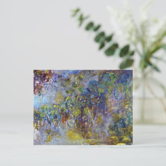 Carte Postale Wisteria (moitié droite) par Claude Monet (Debout devant)