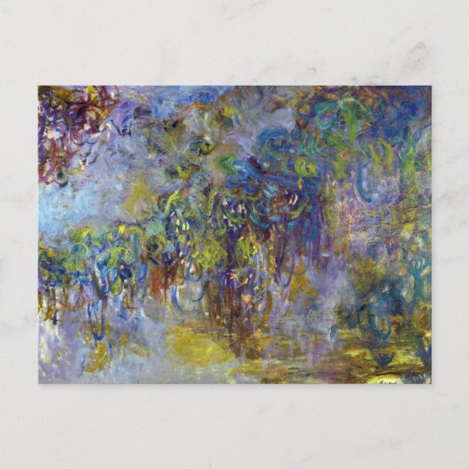 Carte Postale Wisteria (moitié droite) par Claude Monet (Devant)