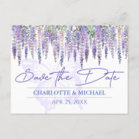 Wisteria Spring Garden Wedding Enregistrer la date