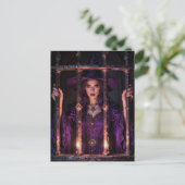 Carte Postale Witch behind bars (Debout devant)