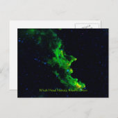 Carte Postale Witch Head Nebula espace profond image astronomie (Devant / Derrière)