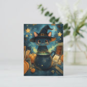 Carte Postale Witch Kitty  (Debout devant)
