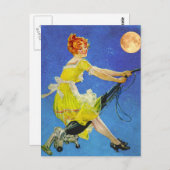 Carte Postale WItch moderne (Devant / Derrière)