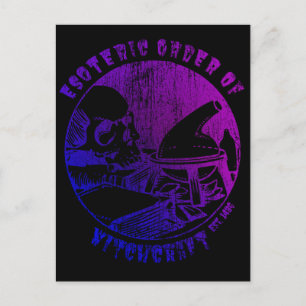 Carte Postale Witchcraft Magie Ordre Occulte sorcière Alchimiste