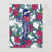 Carte Postale Witchy Rose moderne sorcière Pagan Rose (Devant)
