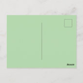 Carte Postale With love add couple name wedding simple minimal  (Dos)