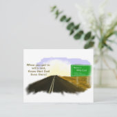 Carte postale Wits End Road (Debout devant)