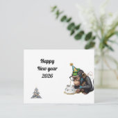 Carte Postale Witty New Year Greeting Card (Debout devant)