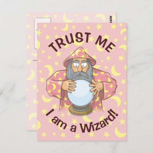Carte Postale Wizard (Devant / Derrière)