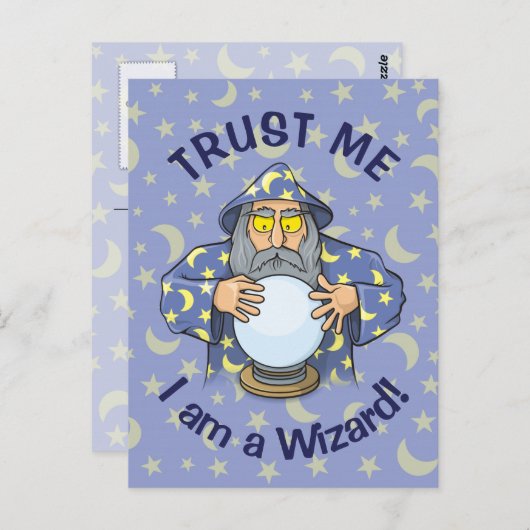 Carte Postale Wizard (Devant / Derrière)