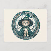 Carte Postale Wizard Kitty cat (Devant)