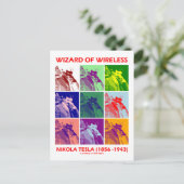 Carte Postale Wizard Of Wireless (Nikola Tesla Neuf Photos) (Debout devant)