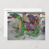 Carte Postale Wizard Riding Dragon (Devant / Derrière)