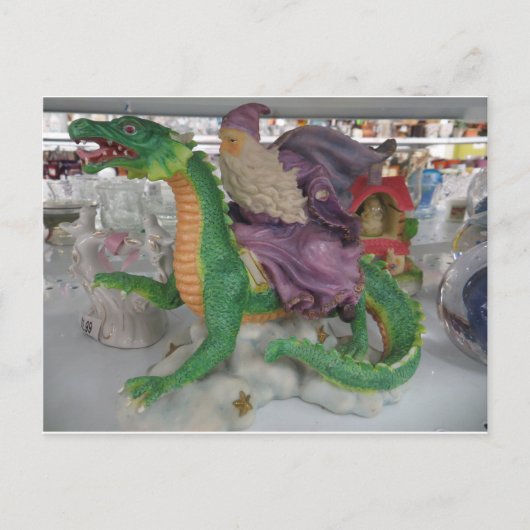 Carte Postale Wizard Riding Dragon (Devant)