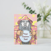 Carte Postale Wizard with your face (Debout devant)