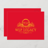 Carte postale WLP Legacy Foundation LLC (Devant / Derrière)
