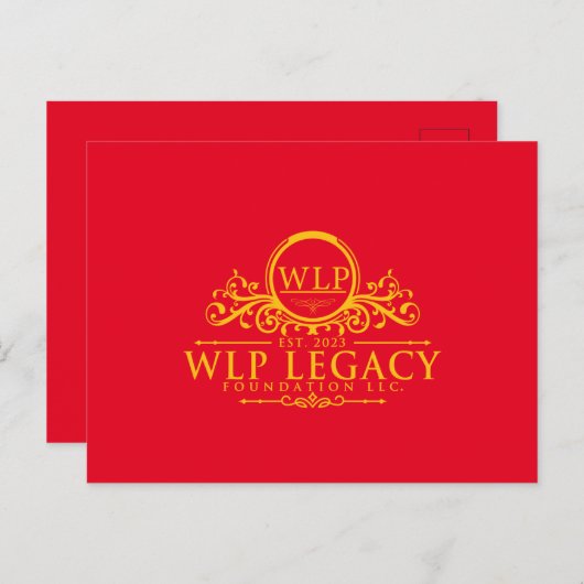 Carte postale WLP Legacy Foundation LLC (Devant / Derrière)