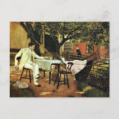 Carte Postale Wm. Merritt Chase, A Summer Afnoon in Holland, (Devant)