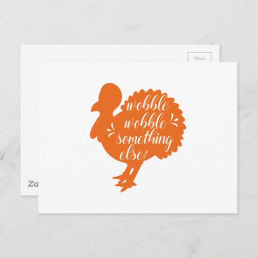 Carte Postale Wobble Wobble Quelque Chose D'Autre Drôle Turquie (Devant / Derrière)