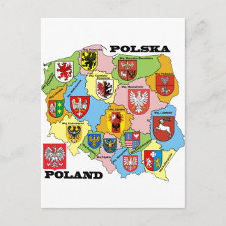 Carte Postale Wojewodztwa Polski_mapa