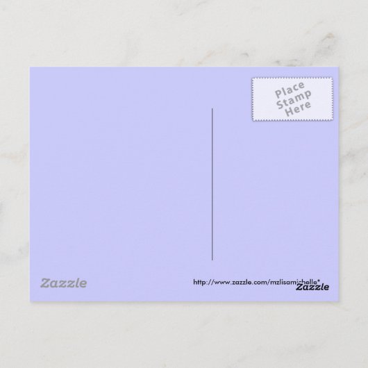 Carte postale Wolf (Dos)