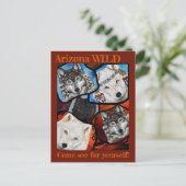 CARTE POSTALE WOLF ART (Debout devant)