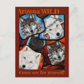 CARTE POSTALE WOLF ART (Devant)